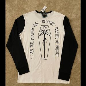 NEW Nightmare Before Christmas Baseball Tee